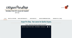 Desktop Screenshot of airgunproshop.com